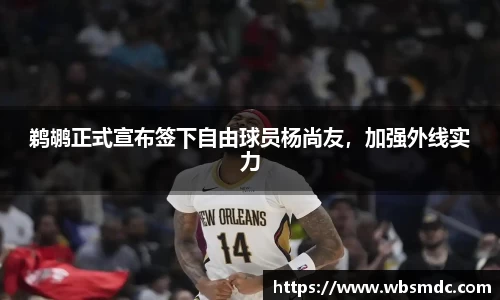 鹈鹕正式宣布签下自由球员杨尚友，加强外线实力